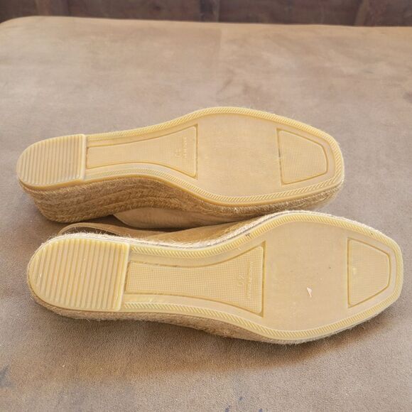 Viscata Barcelona espadrilles tan platform heel slip on shoes womens size EU 40 - Picture 7 of 8